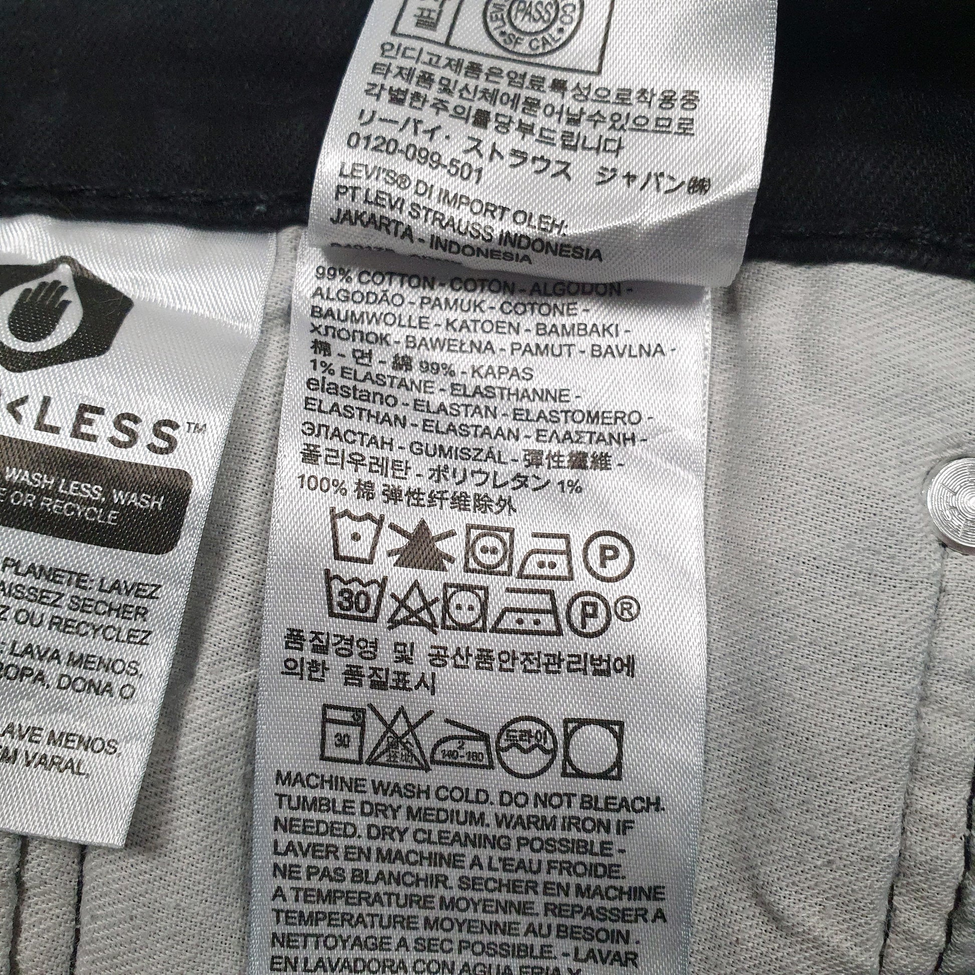 Mens Black Levis   Jeans