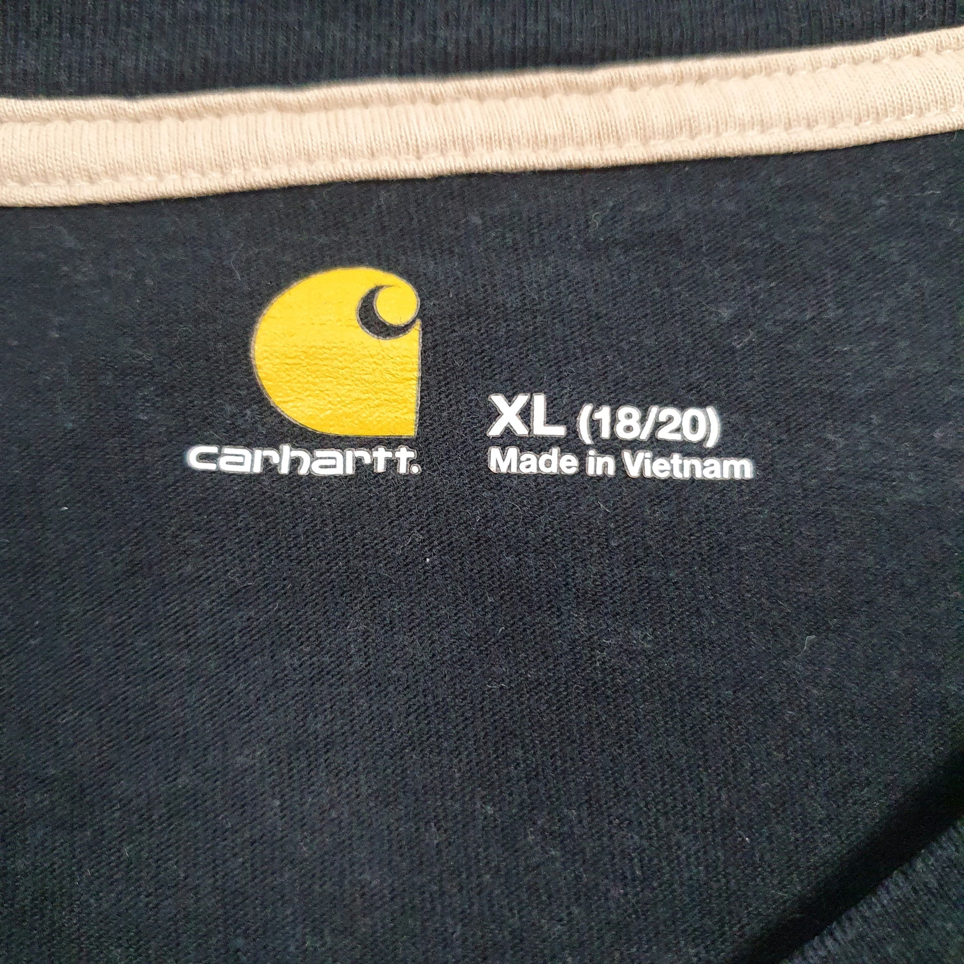 Womens Black Carhartt  Hoodie T Shirt