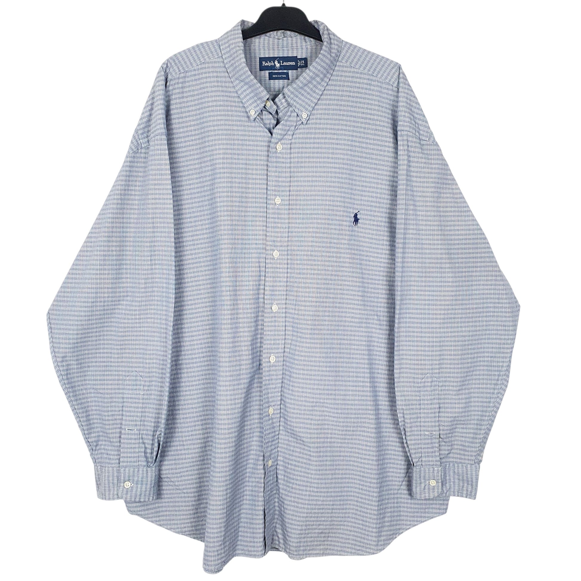 Mens Blue Ralph Lauren  Long Sleeve Shirt