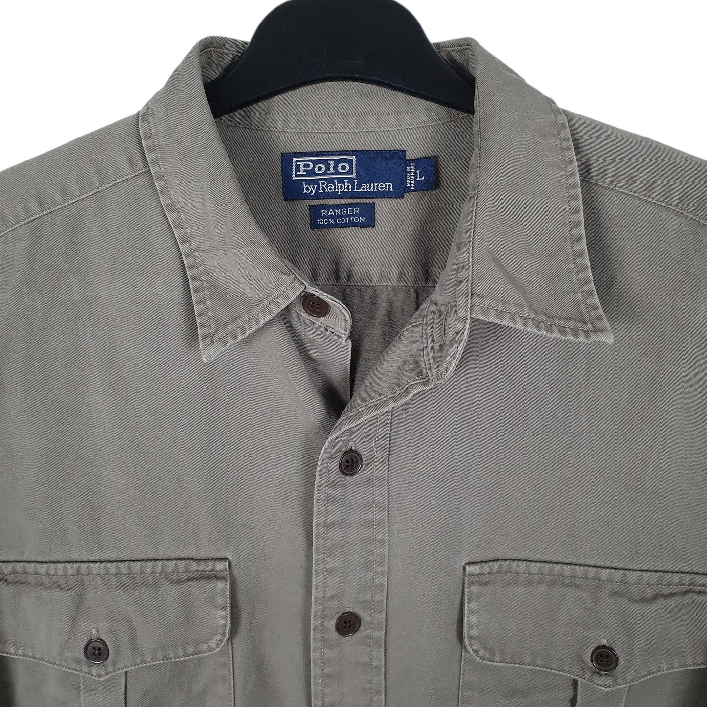 Mens Grey Ralph Lauren Ranger Overshirt  Shirt