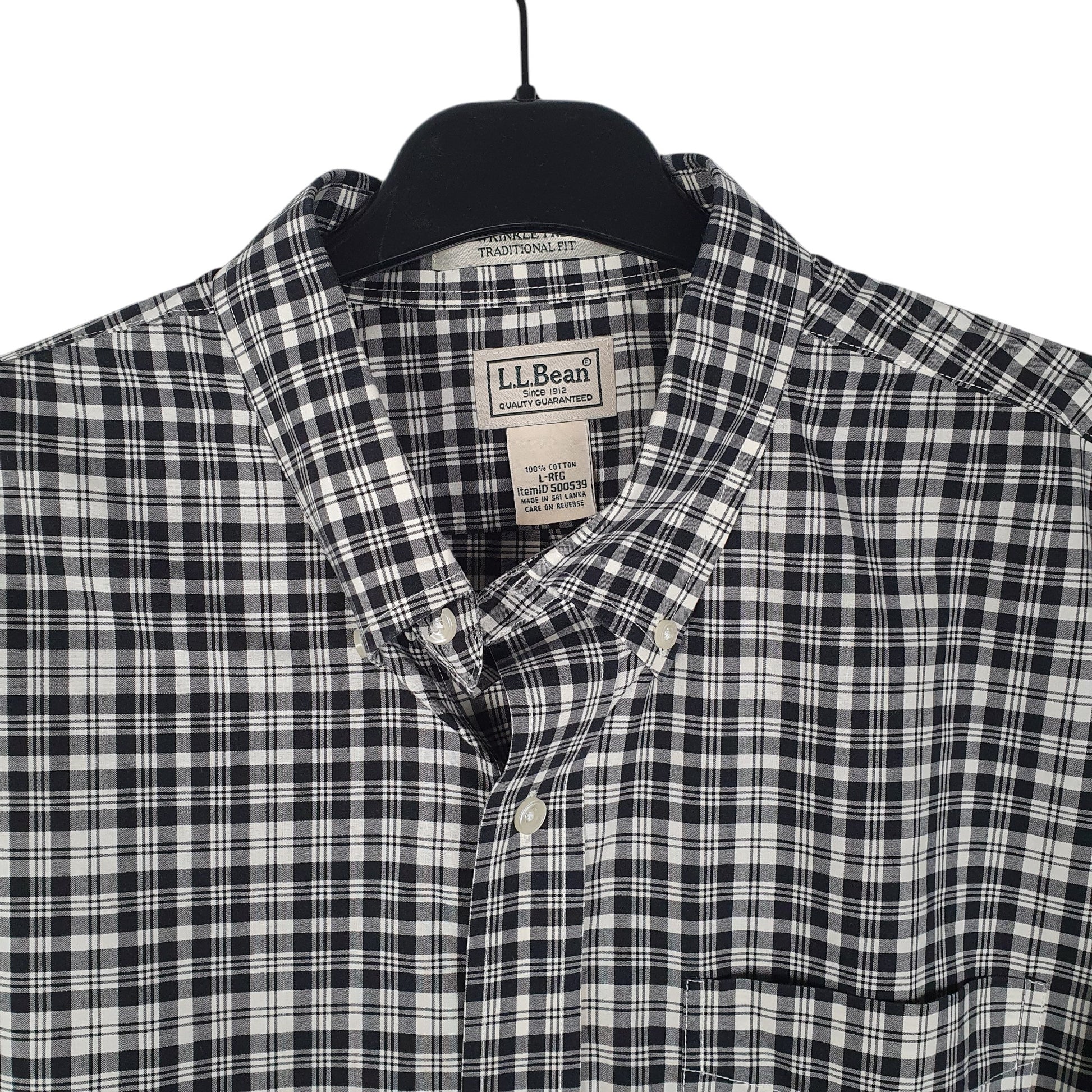 Mens Black L.L.Bean   Shirt