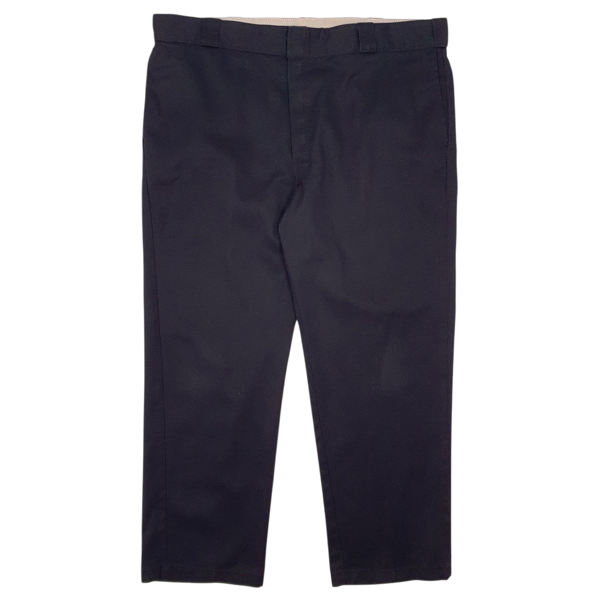 Mens Black Dickies 874 Workwear Chino Trousers