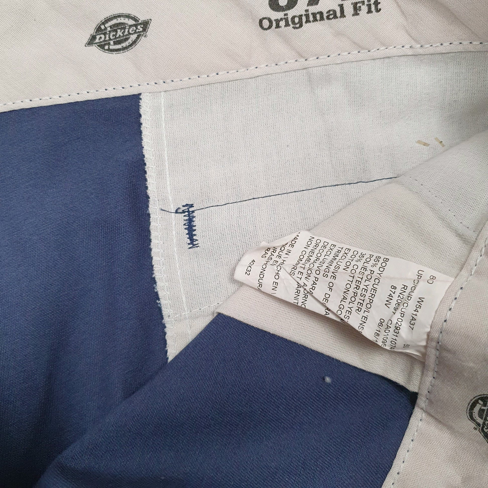 Mens Navy Dickies 874 Workwear  Trousers