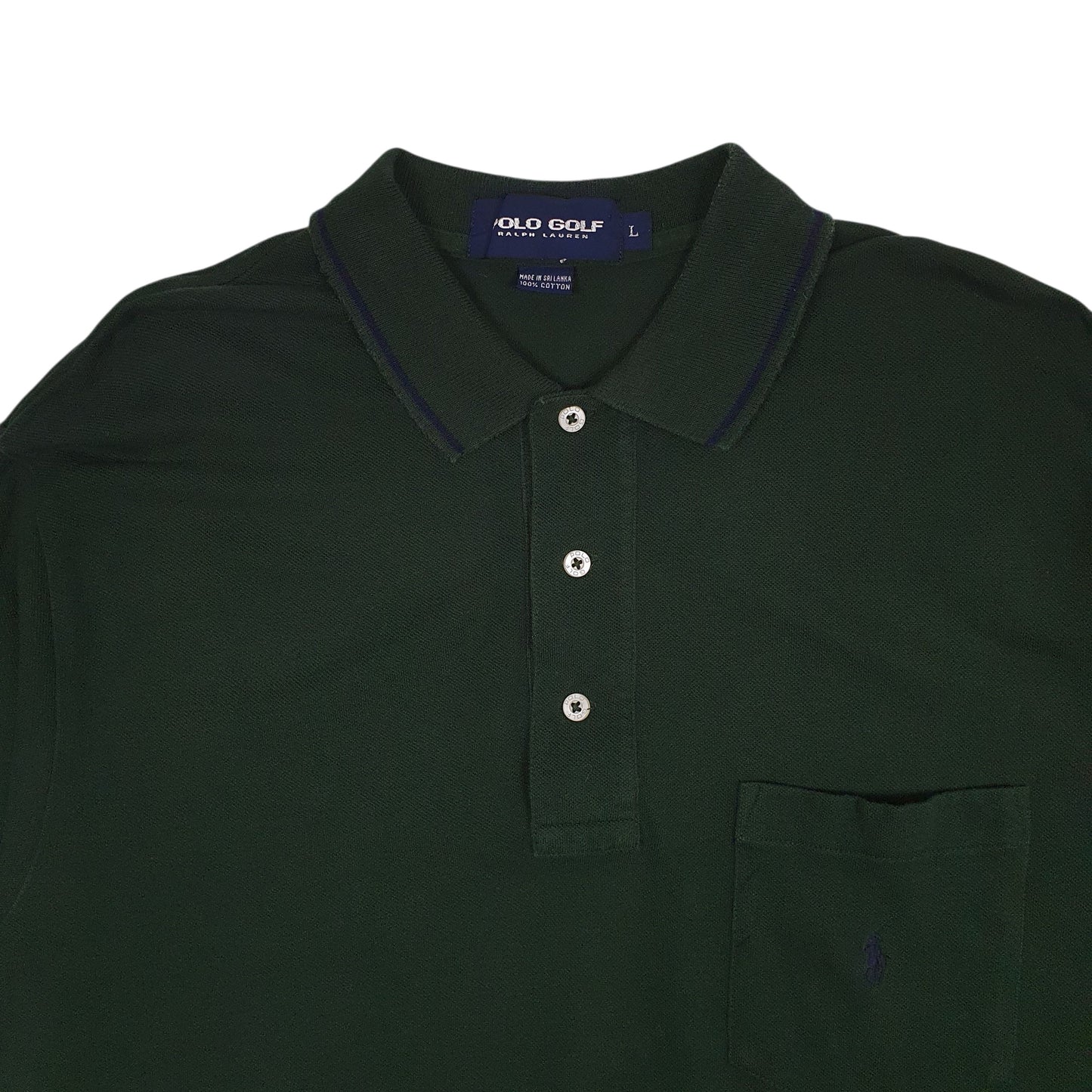 Mens Green Polo Ralph Lauren Golf  Polo Shirt