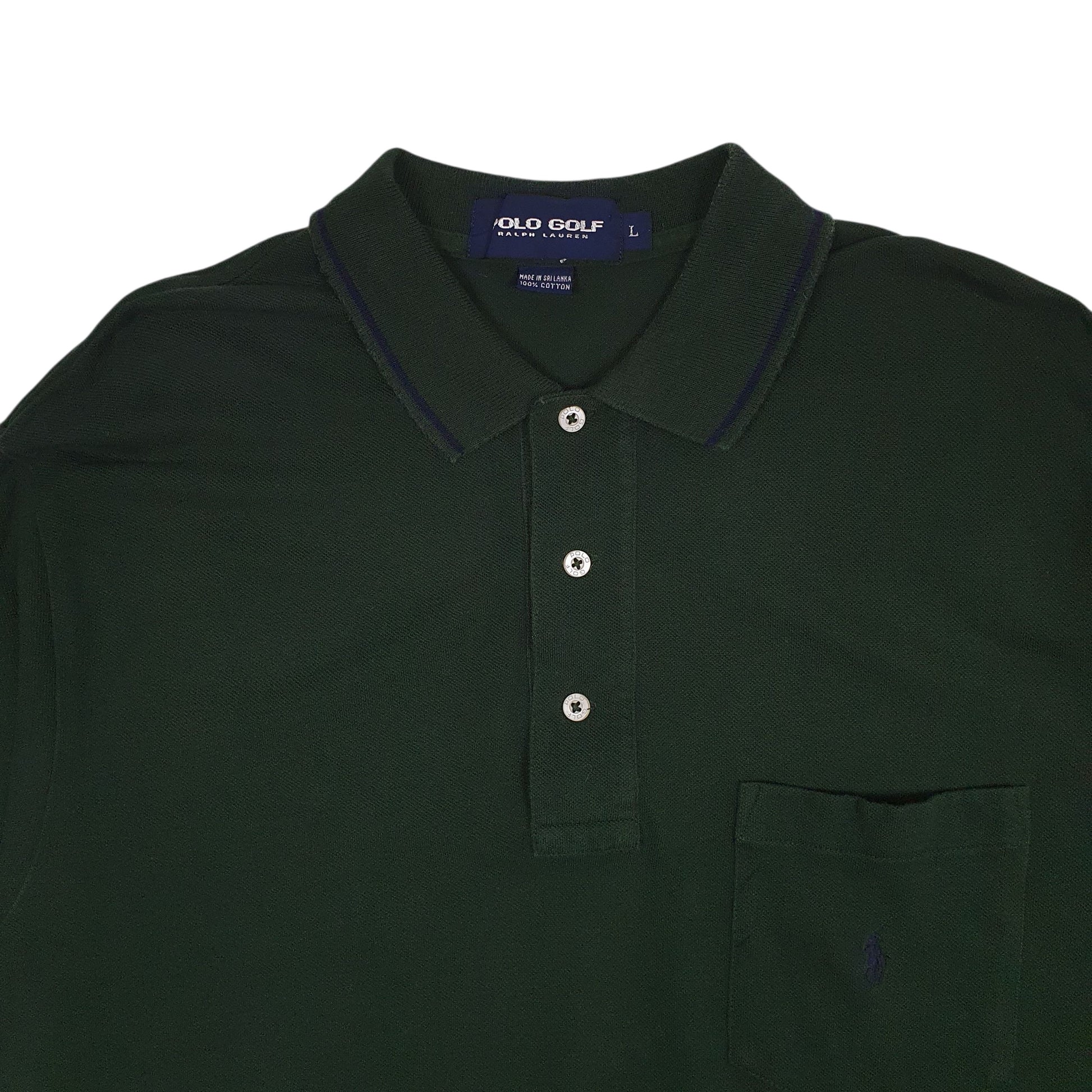 Mens Green Polo Ralph Lauren Golf  Polo Shirt