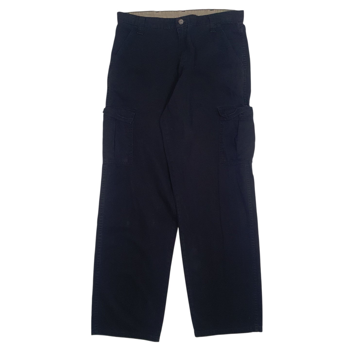 Mens Black Wrangler  Cargo Trousers