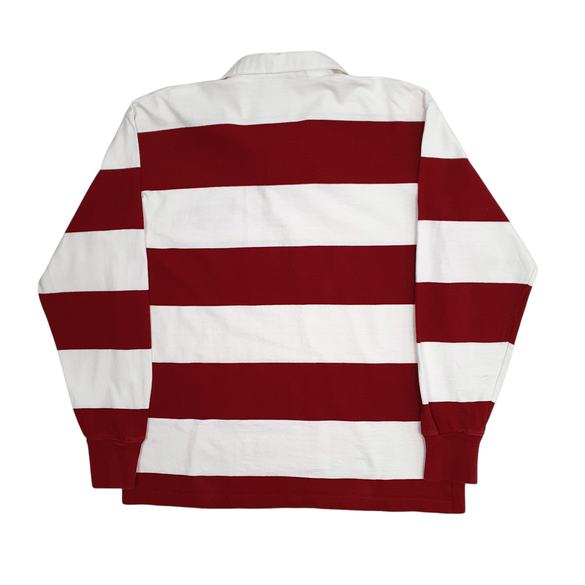 Mens Burgundy Barbarian Rugby Quarter Zip Polo Shirt