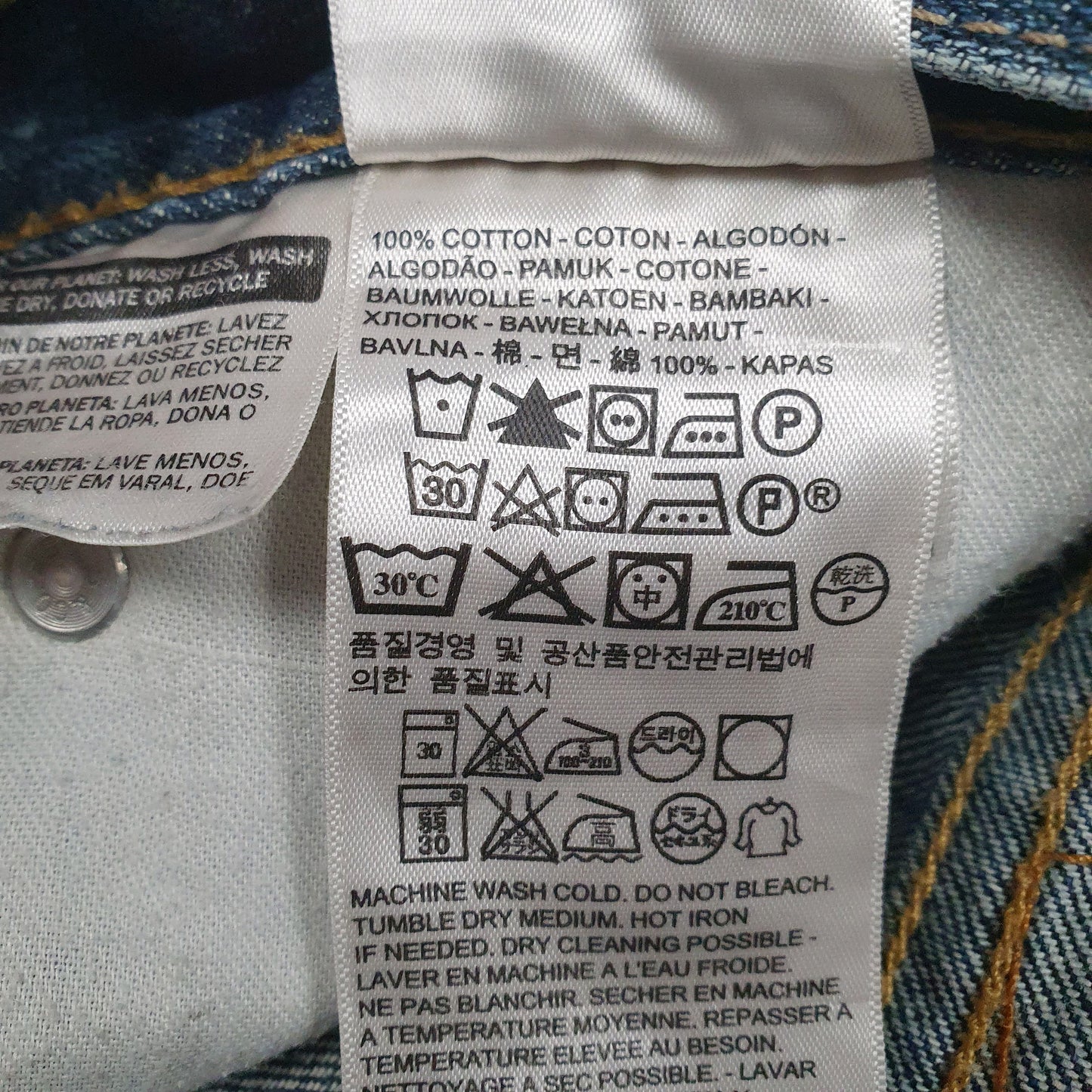 Mens Blue Levis   Jeans