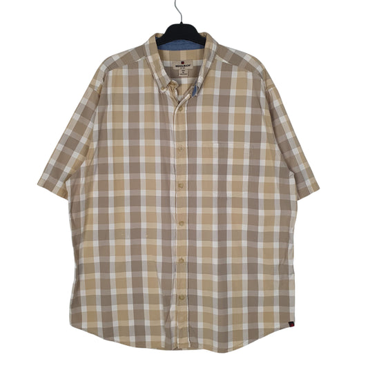 Mens Beige Woolrich  Short Sleeve Shirt