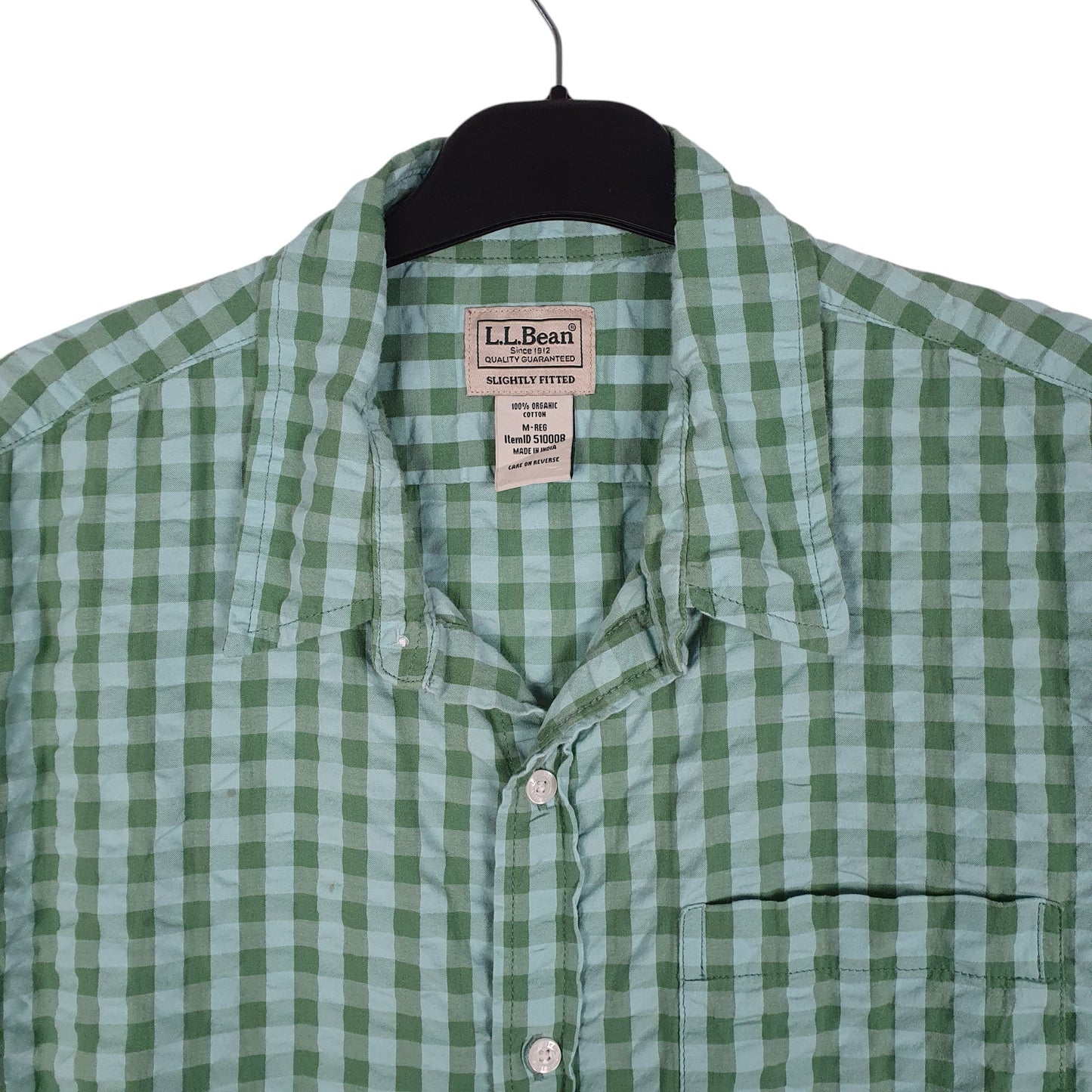 Mens Green L.L.Bean   Shirt