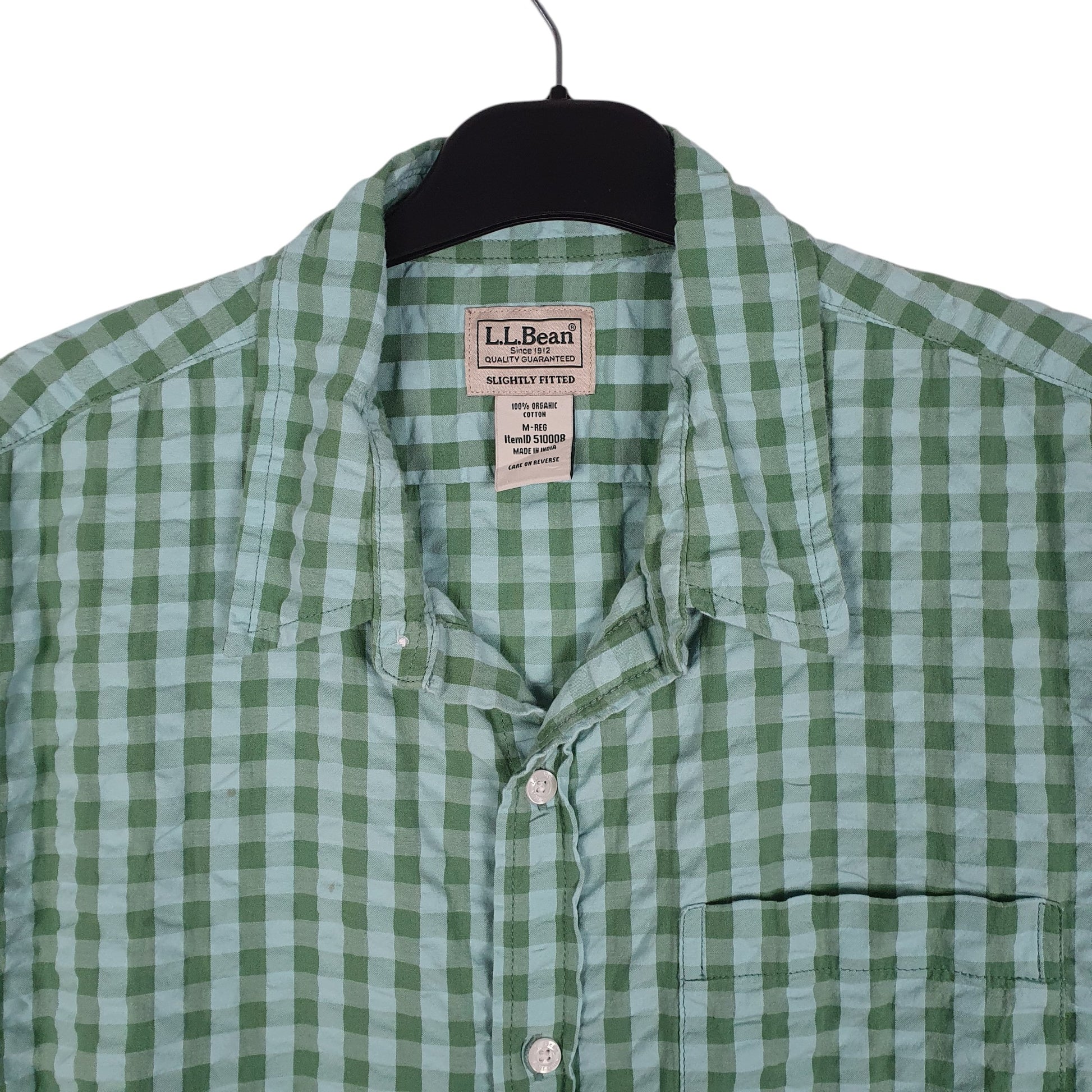 Mens Green L.L.Bean   Shirt