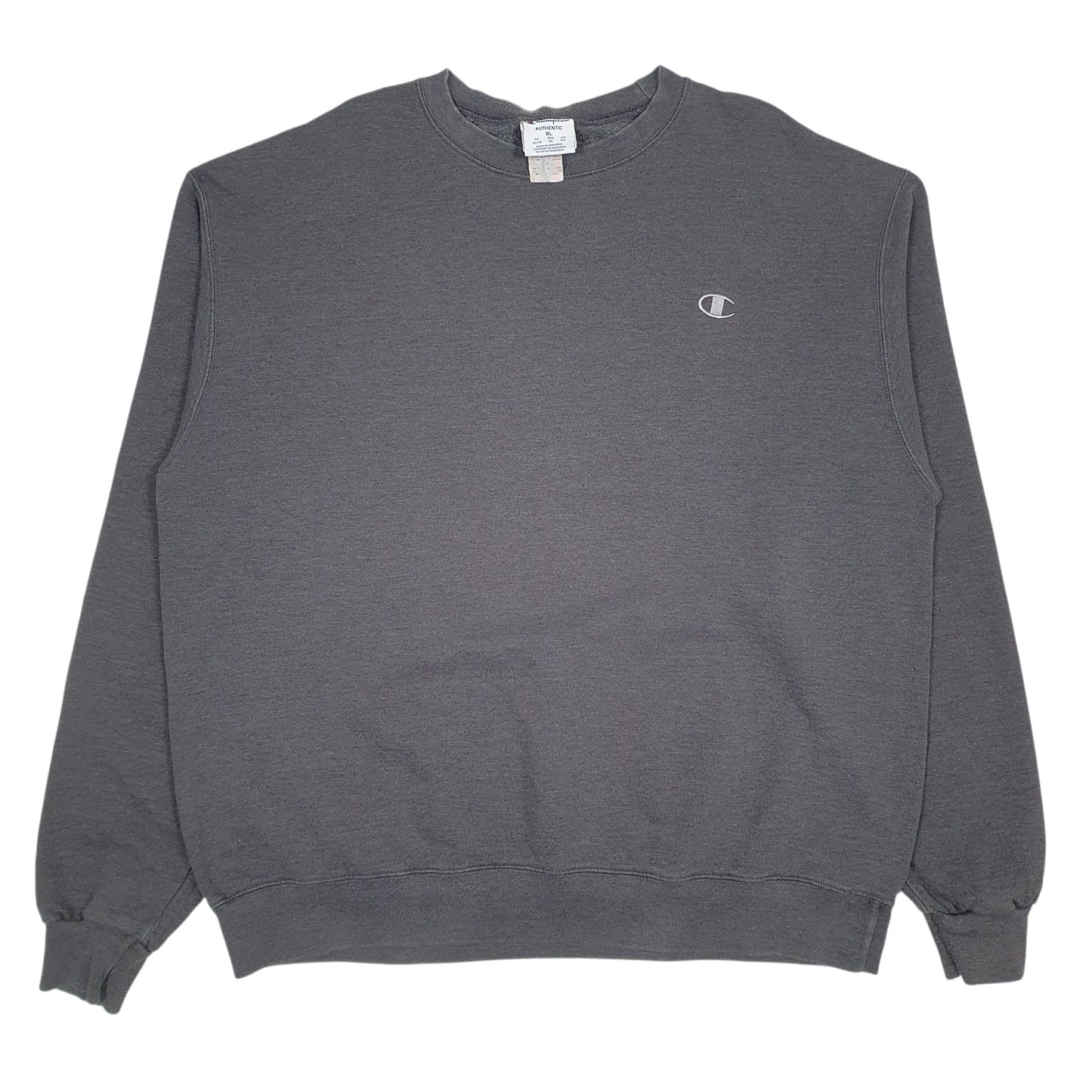 Mens Grey Champion  Crewneck Jumper