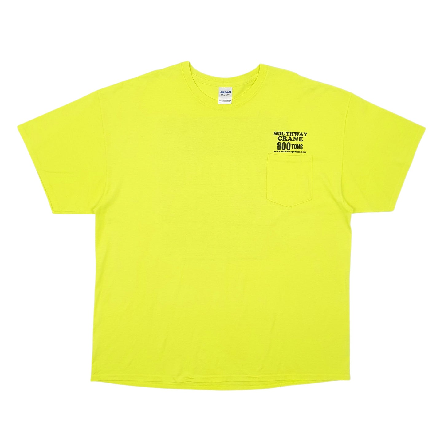Mens Green Gildan  Short Sleeve T Shirt