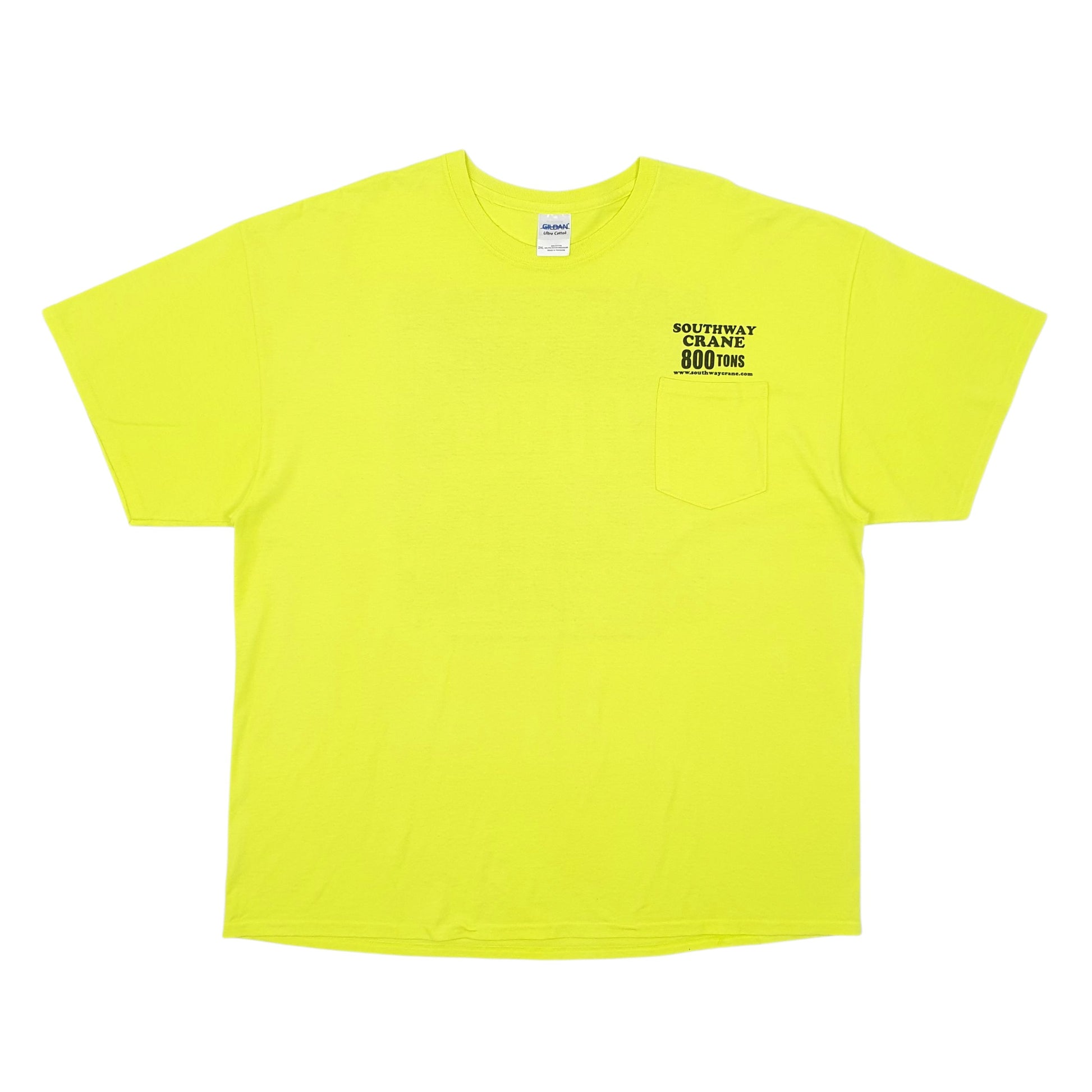 Mens Green Gildan  Short Sleeve T Shirt