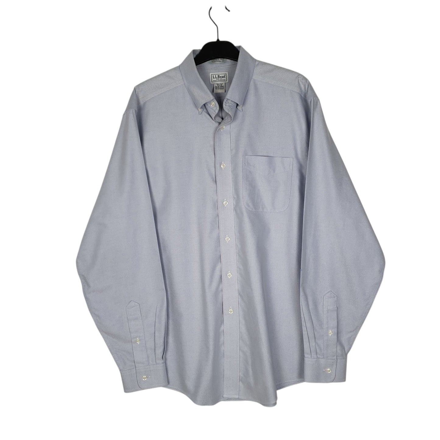 Mens Blue L.L.Bean  Long Sleeve Shirt