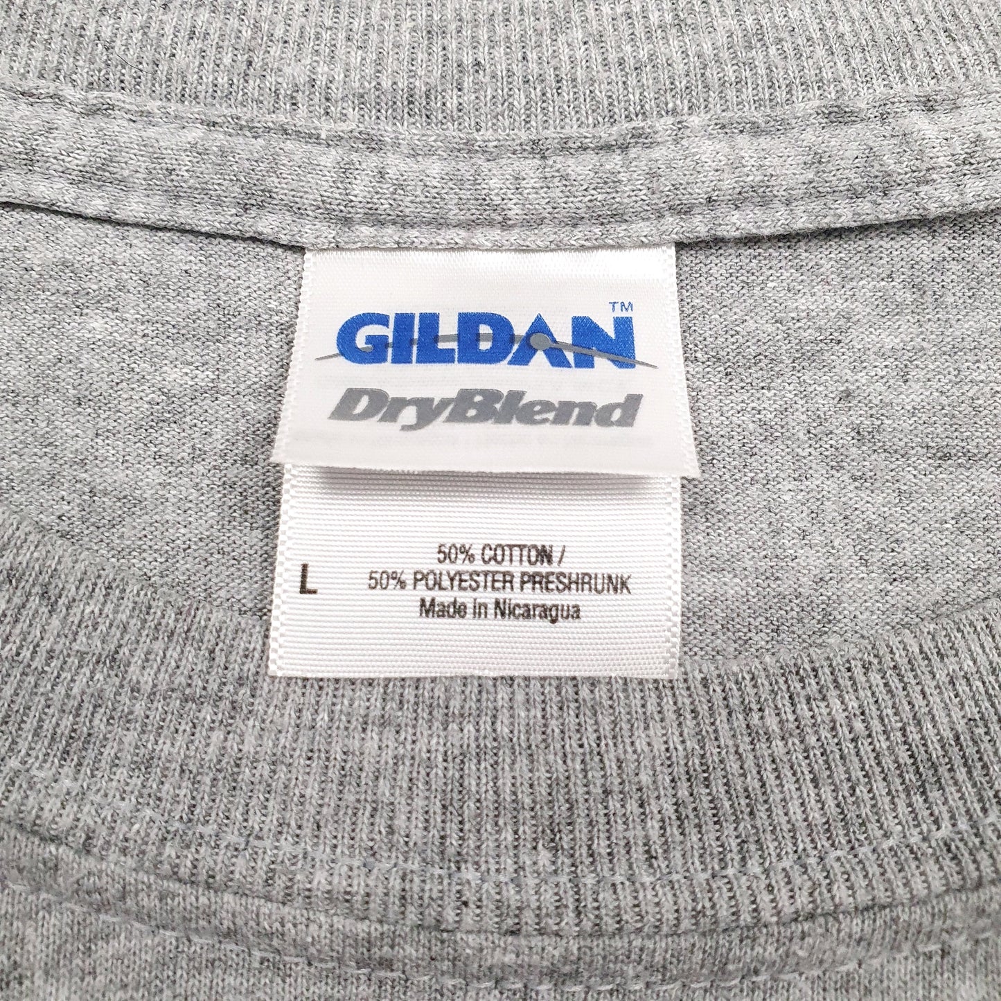 Mens Grey Gildan   T Shirt