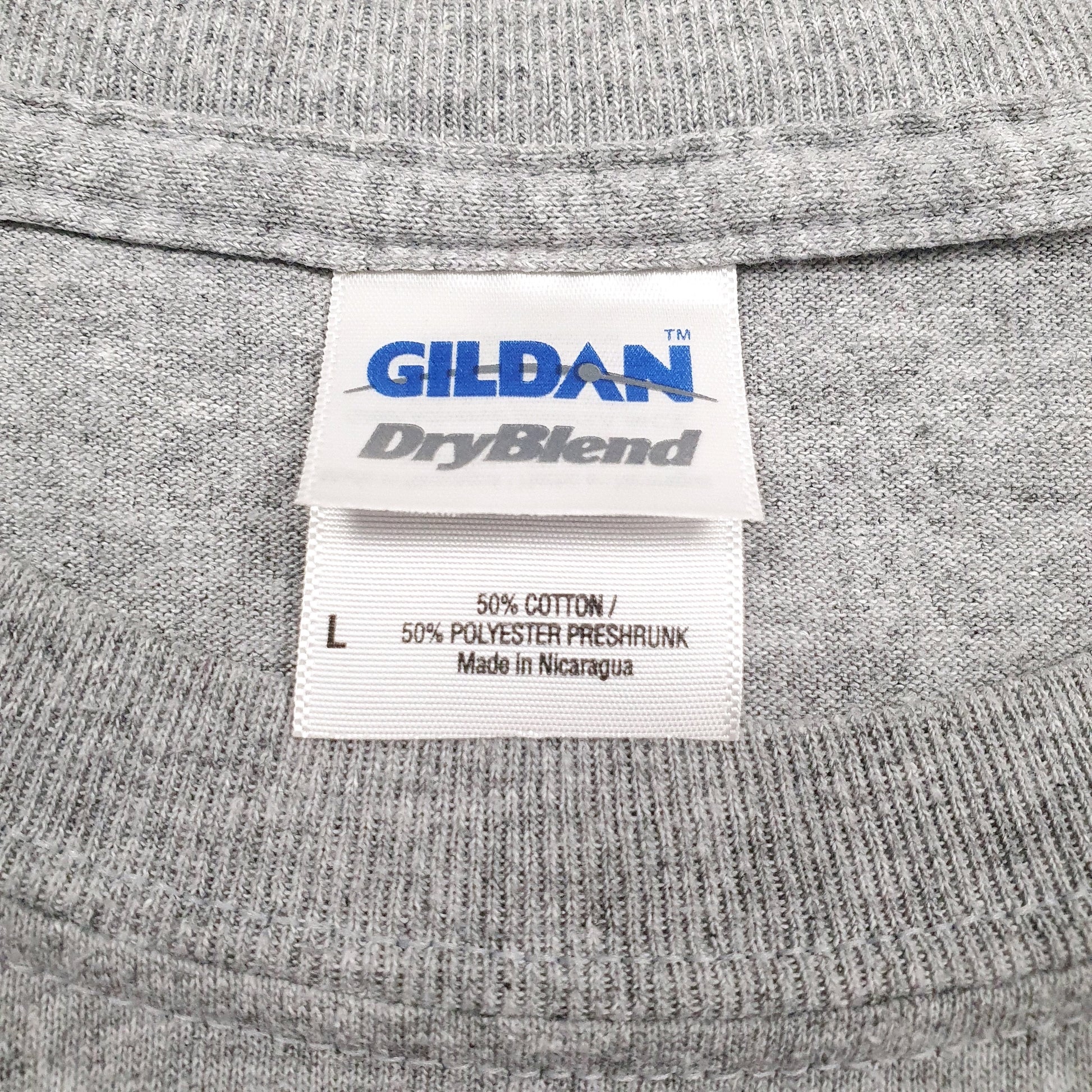 Mens Grey Gildan   T Shirt