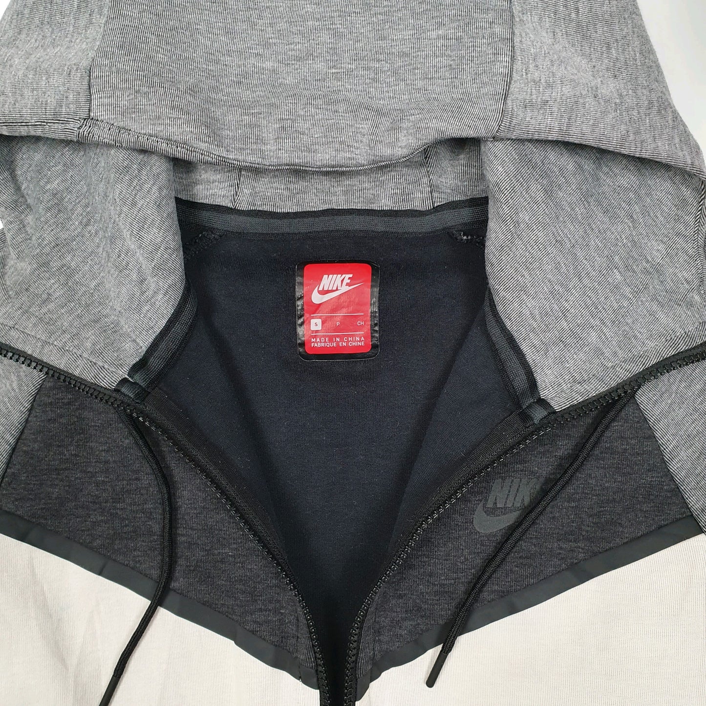 Mens Grey Nike Tech Hoodie Full Zip Jumper