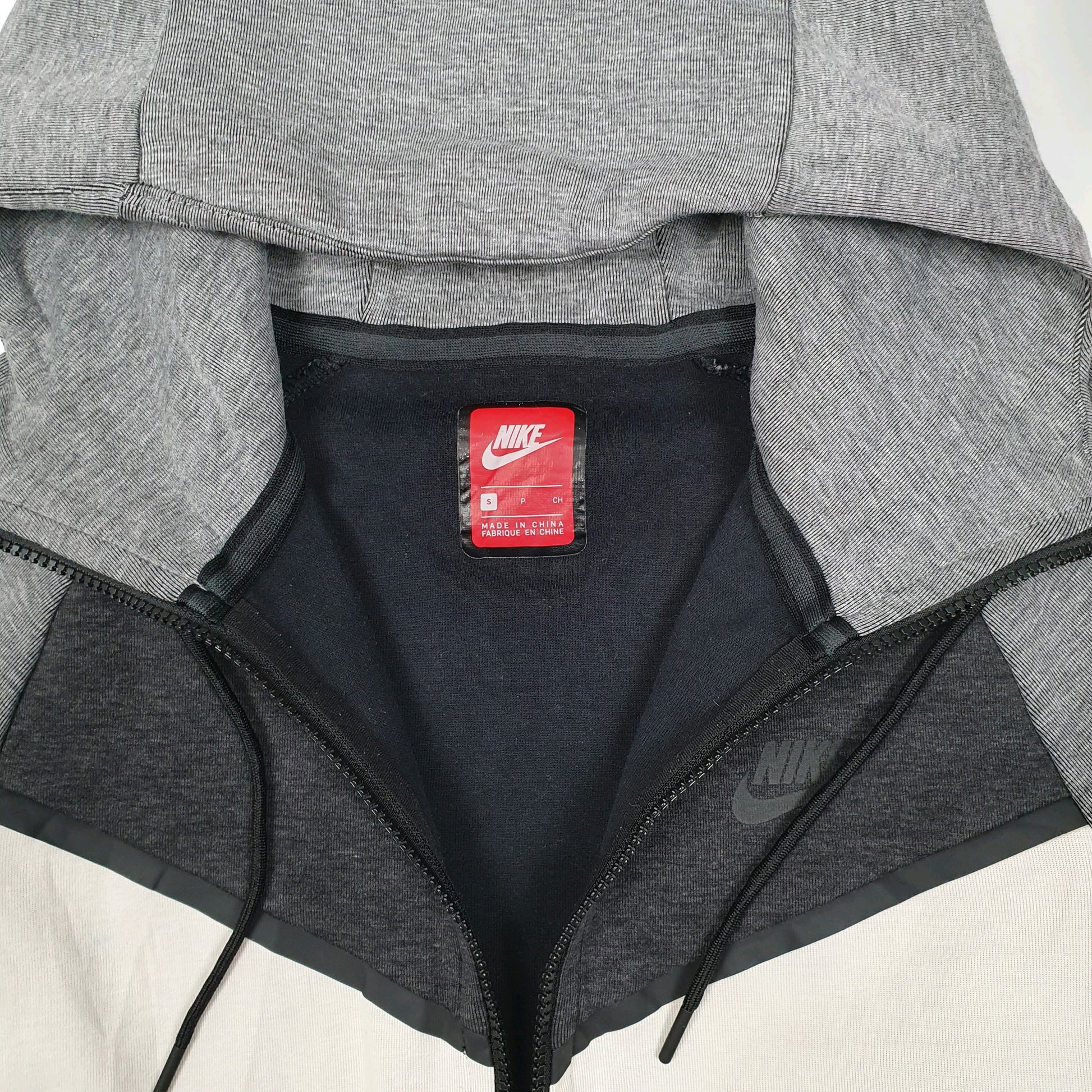 Mens Grey Nike Tech Hoodie Full Zip Jumper