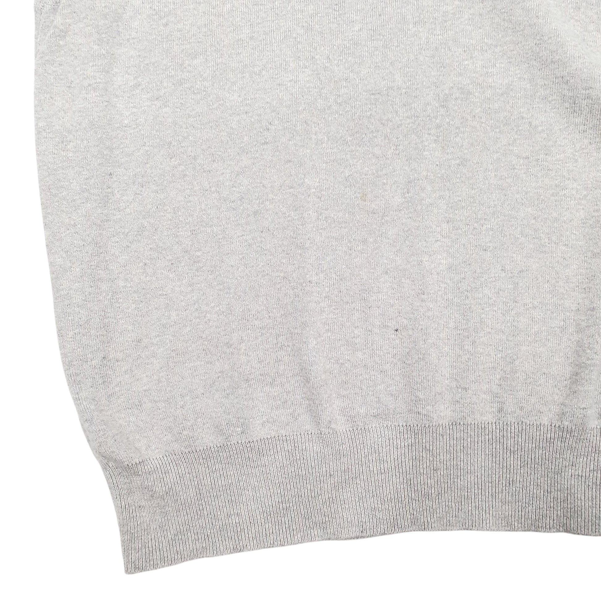 Mens Grey Polo Ralph Lauren Stretch Vest Jumper