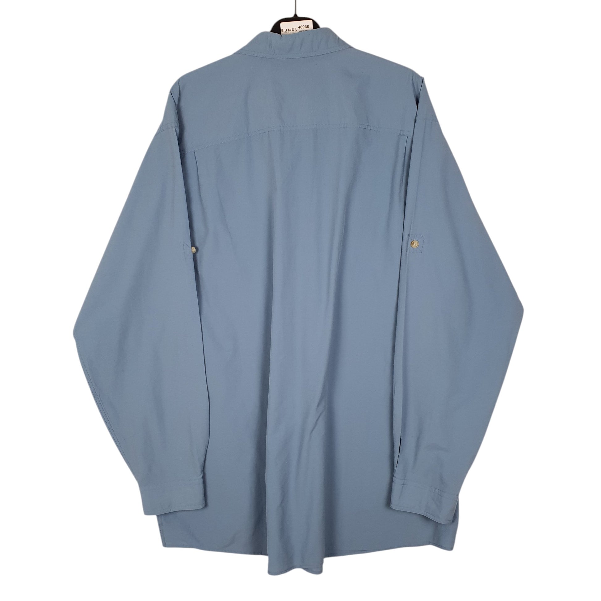 Mens Blue L.L.Bean Hiking Walking  Shirt