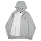 Mens Grey Nike Air Jordan Full Zip Jumper