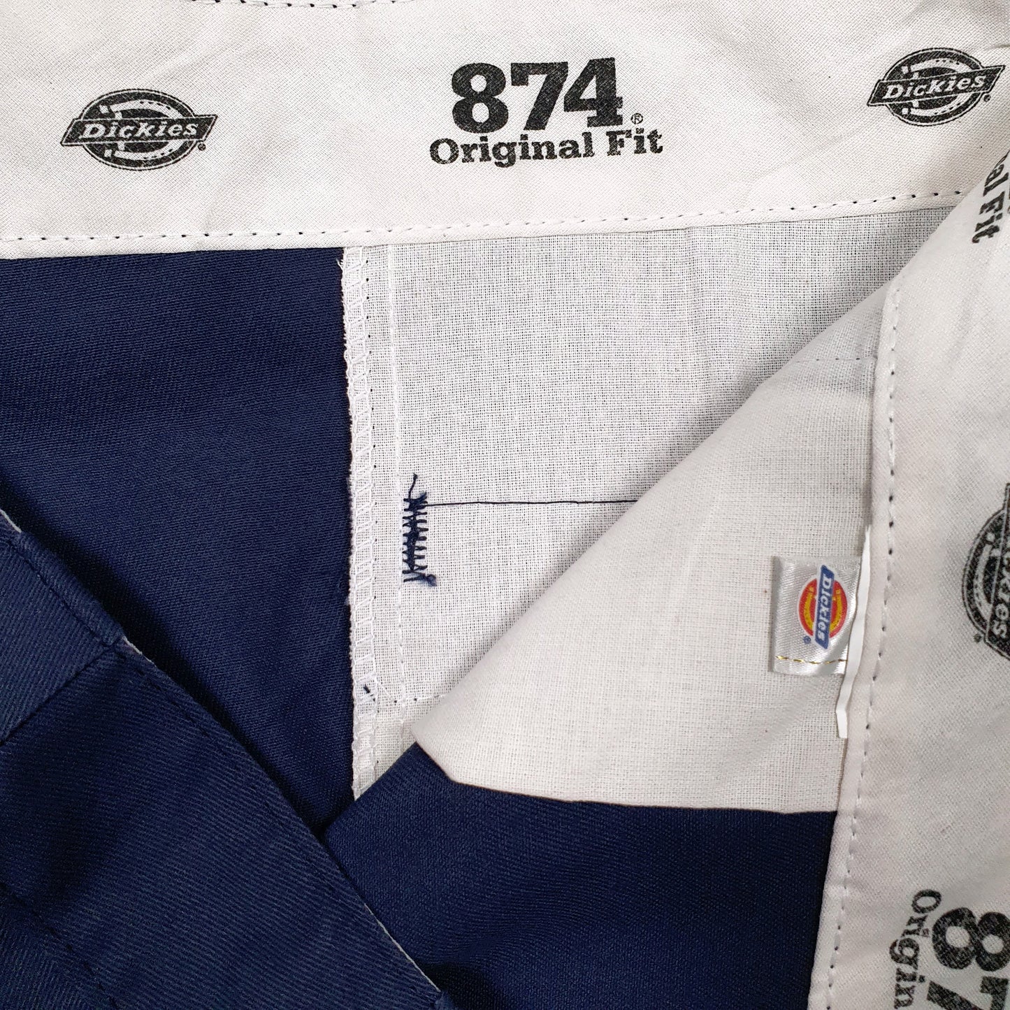 Mens Navy Dickies 874 Workwear  Trousers