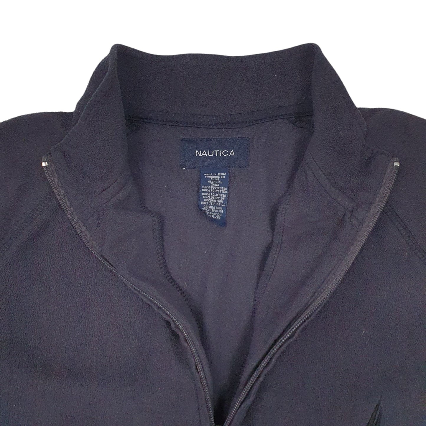 Mens Navy Nautica  Quarter Zip Jumper