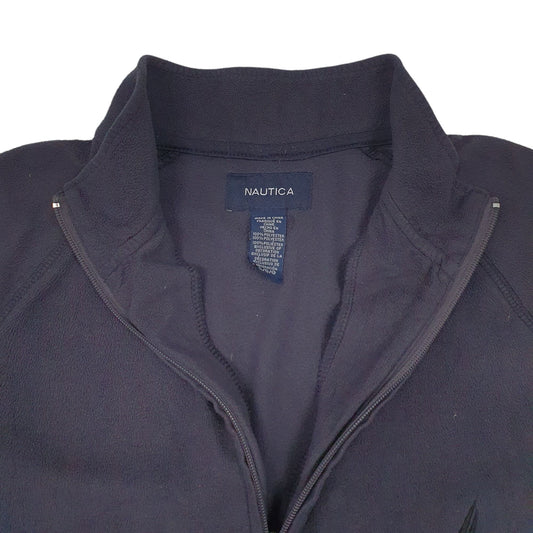 Mens Navy Nautica  Quarter Zip Jumper