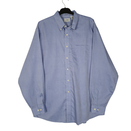 Mens Blue L.L.Bean  Long Sleeve Shirt