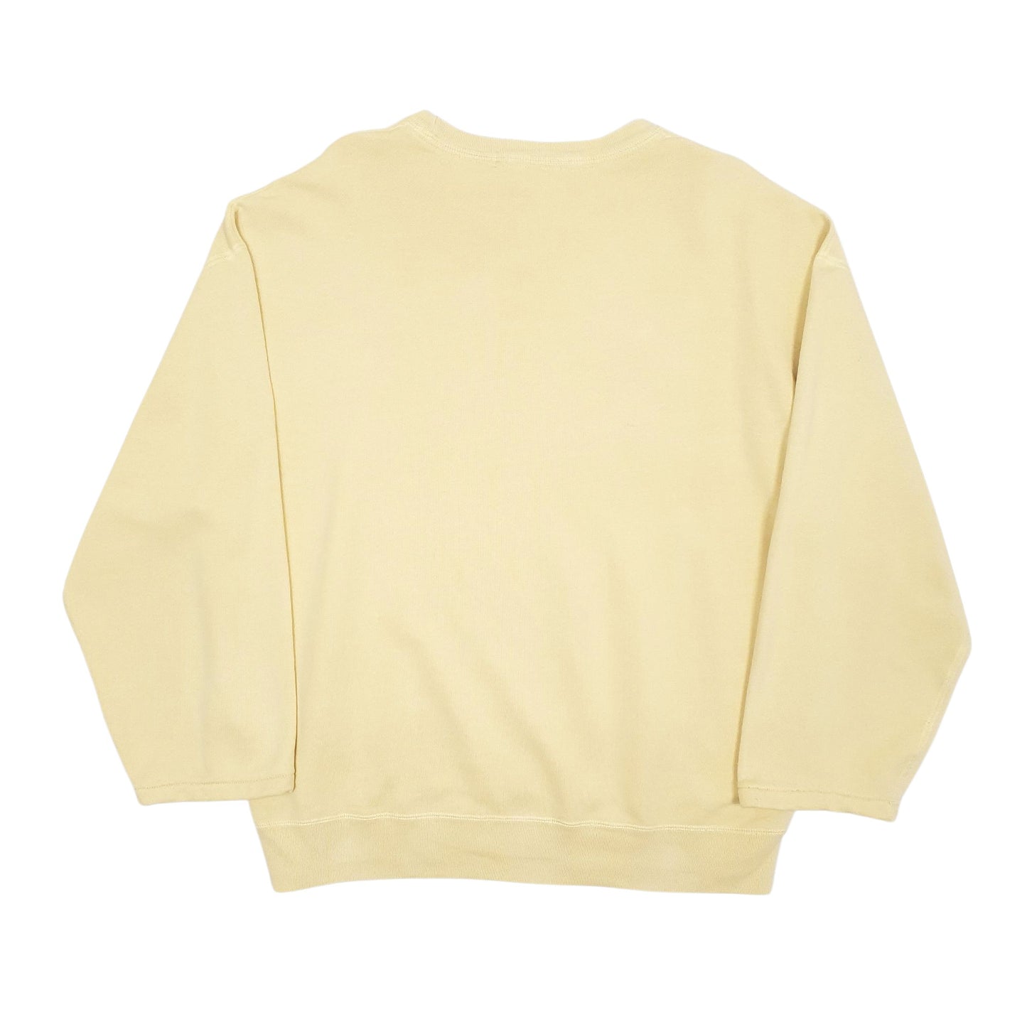 Mens Yellow Polo Ralph Lauren Vintage 90s Crewneck Jumper