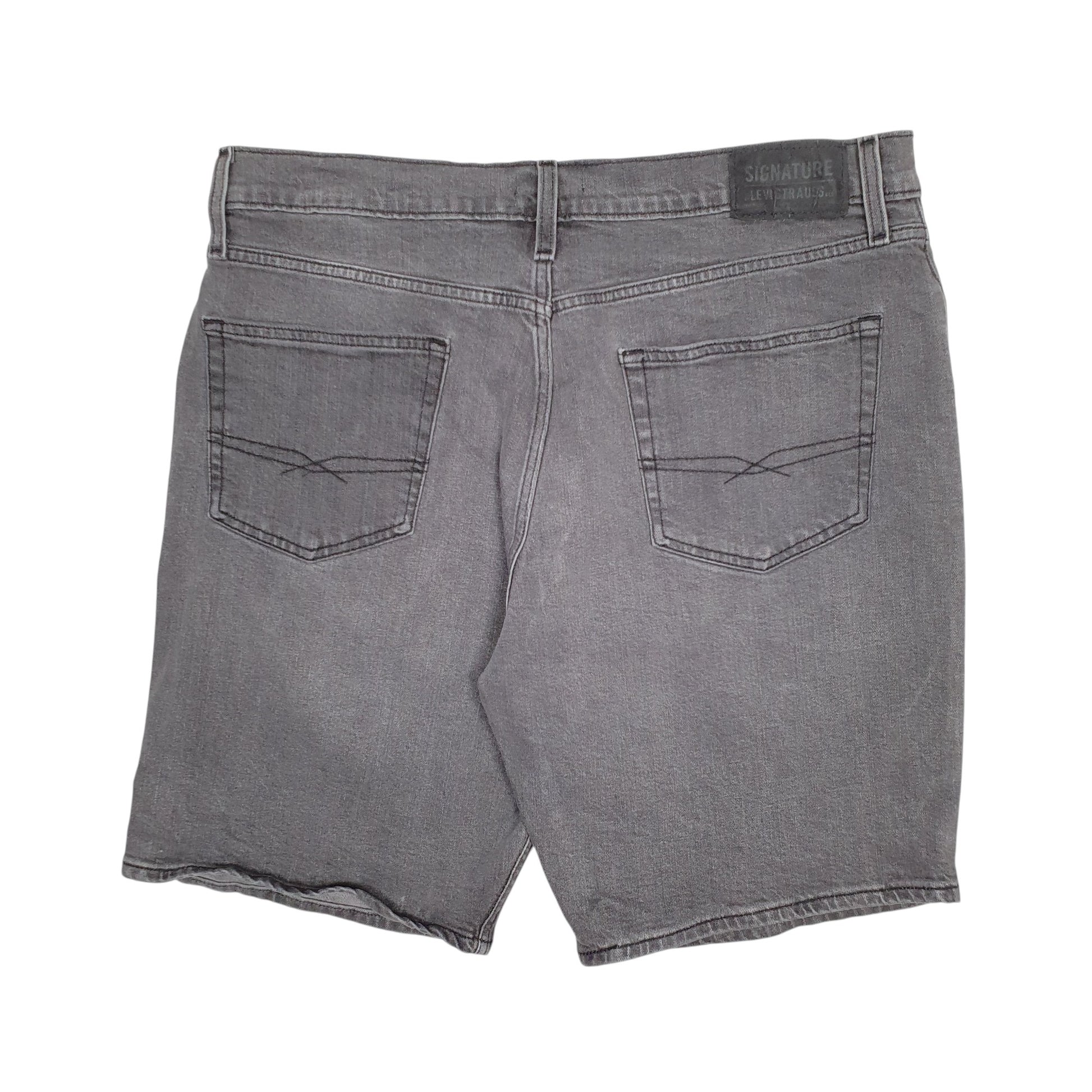 Mens Grey Levis Signature Stretch  Shorts