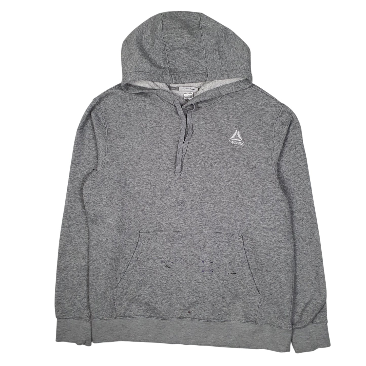 Mens Grey Reebok  Hoodie Jumper