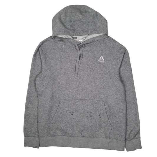 Mens Grey Reebok  Hoodie Jumper
