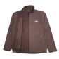 Mens Brown The North Face Windbreaker Quarter Zip Coat