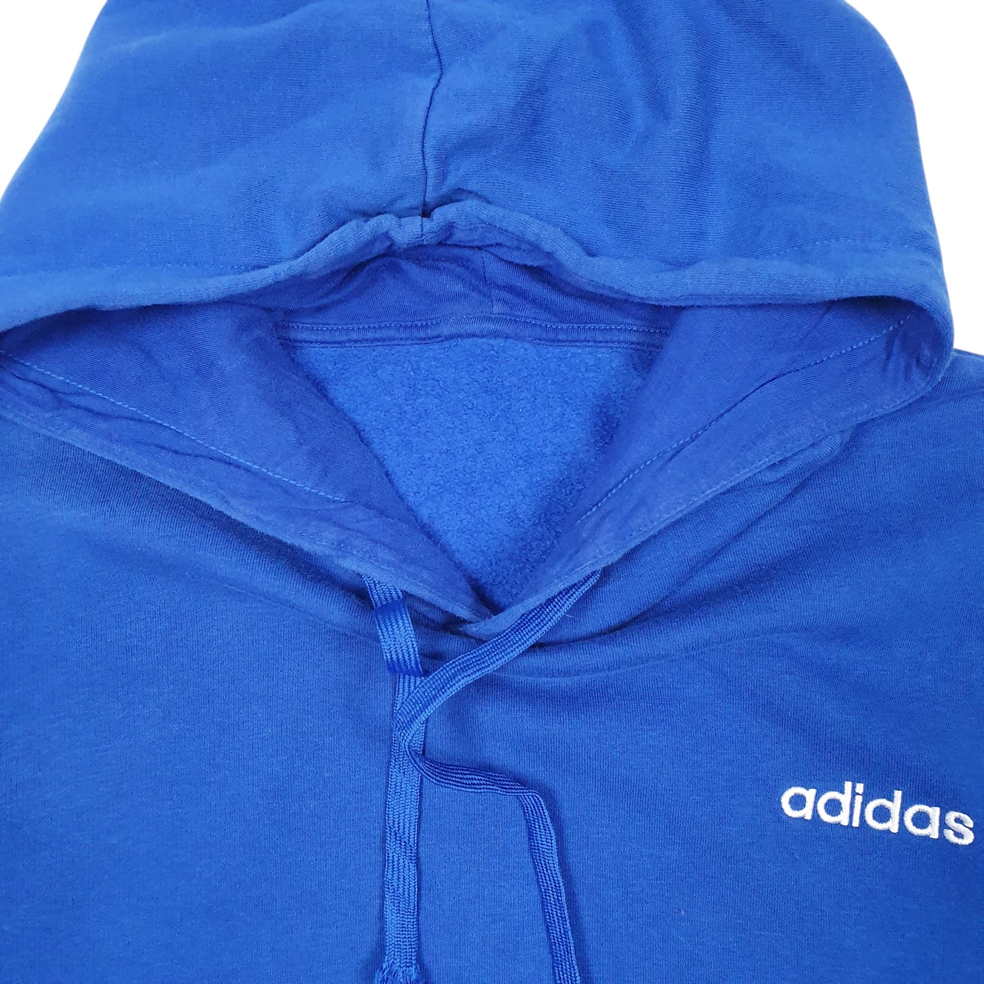 Mens Blue Adidas  Hoodie Jumper