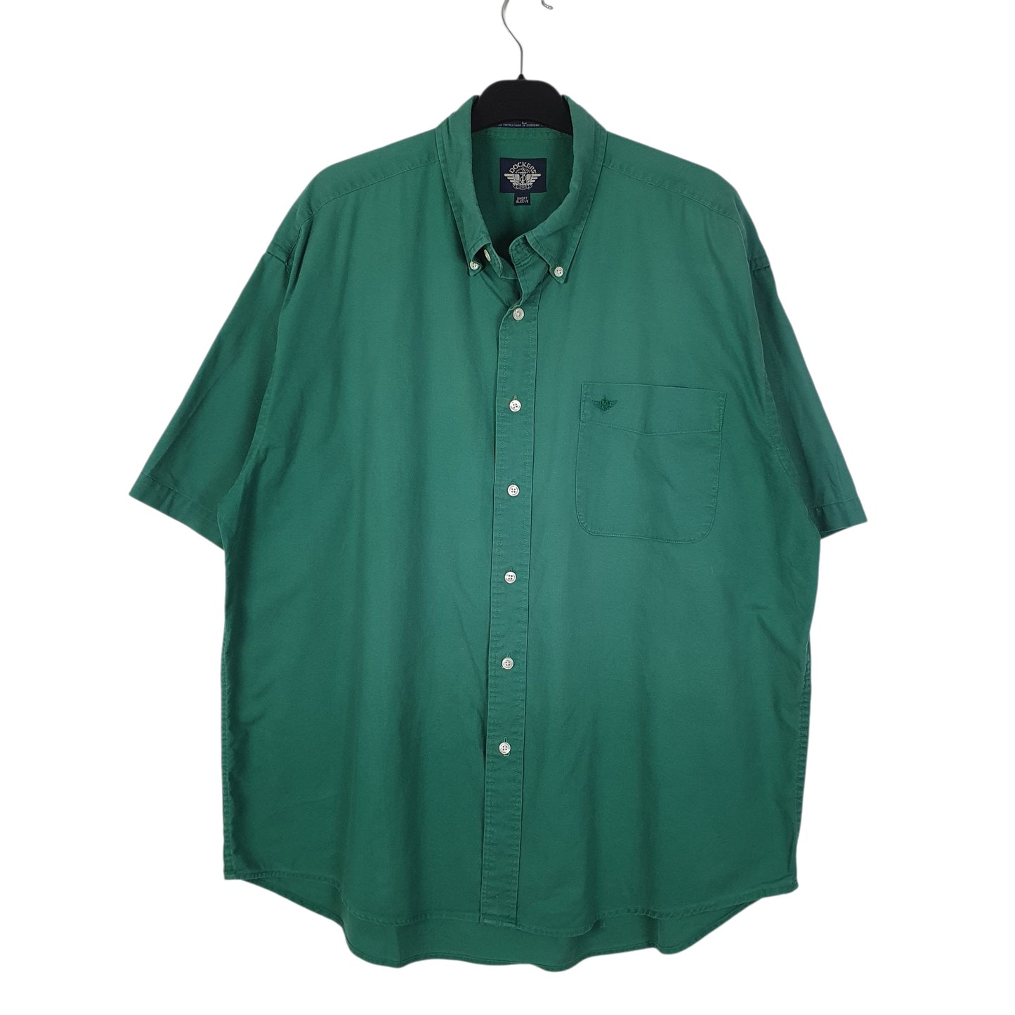 Mens Green Dockers Levis Short Sleeve Shirt