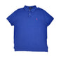 Mens Blue Polo Ralph Lauren Custom Fit Short Sleeve Polo Shirt