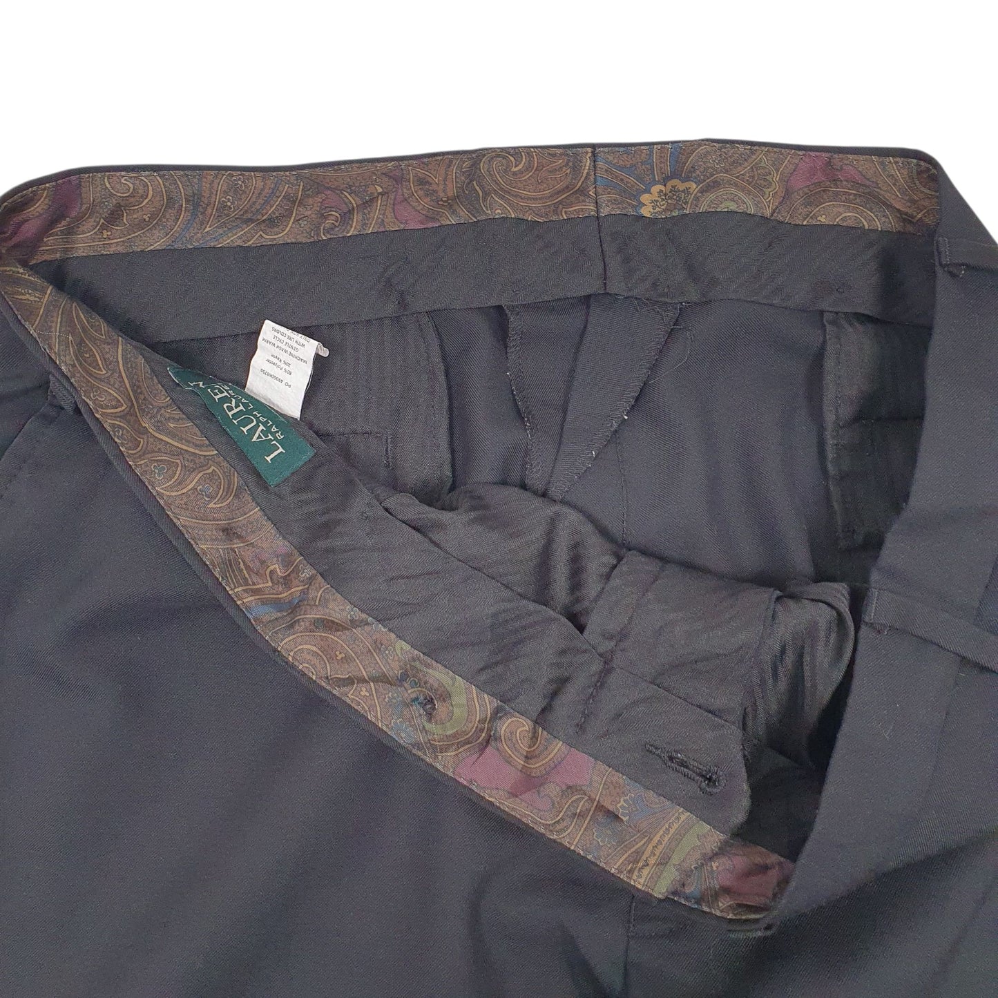 Mens Black Ralph Lauren   Trousers