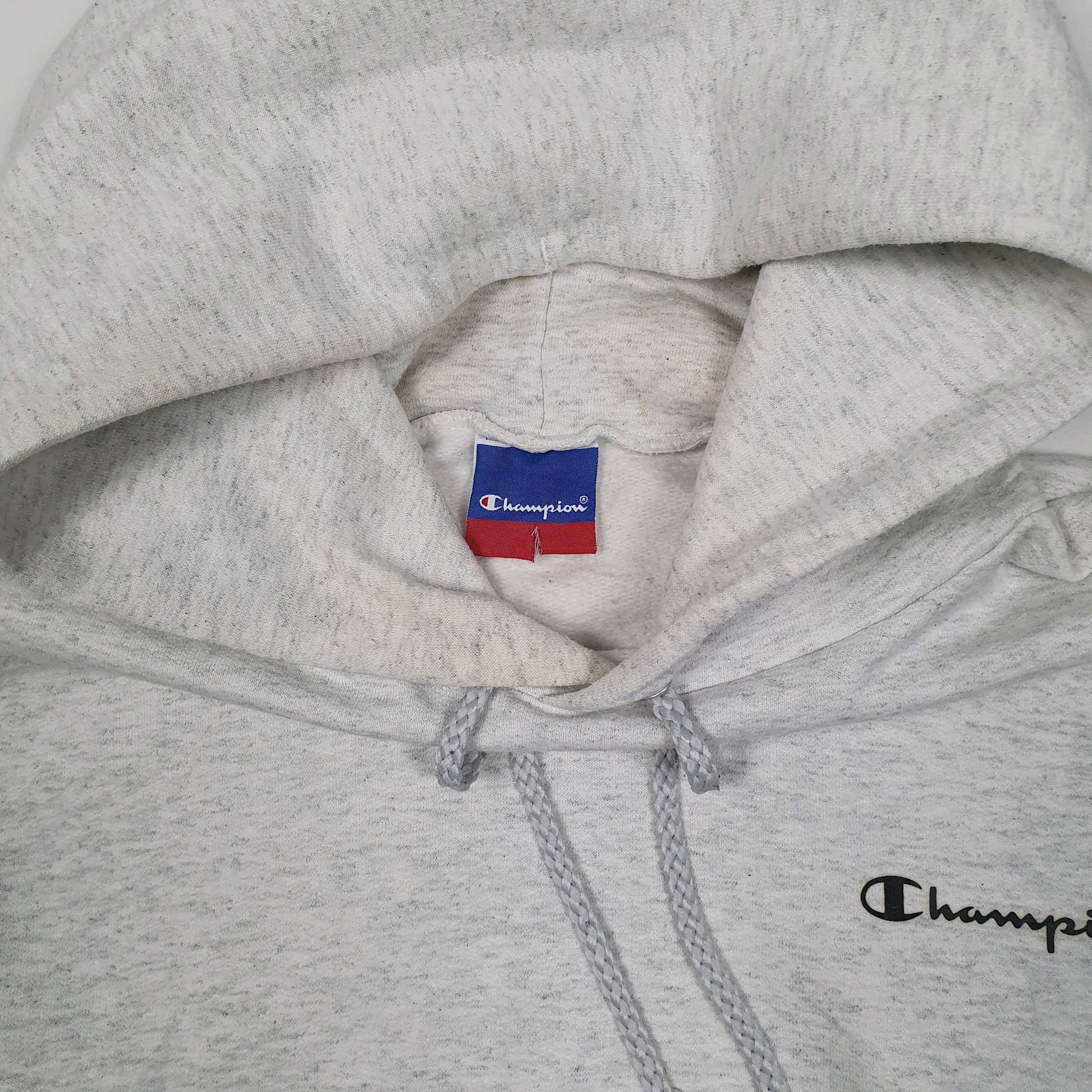 Mens Grey Champion  Hoodie Jumper