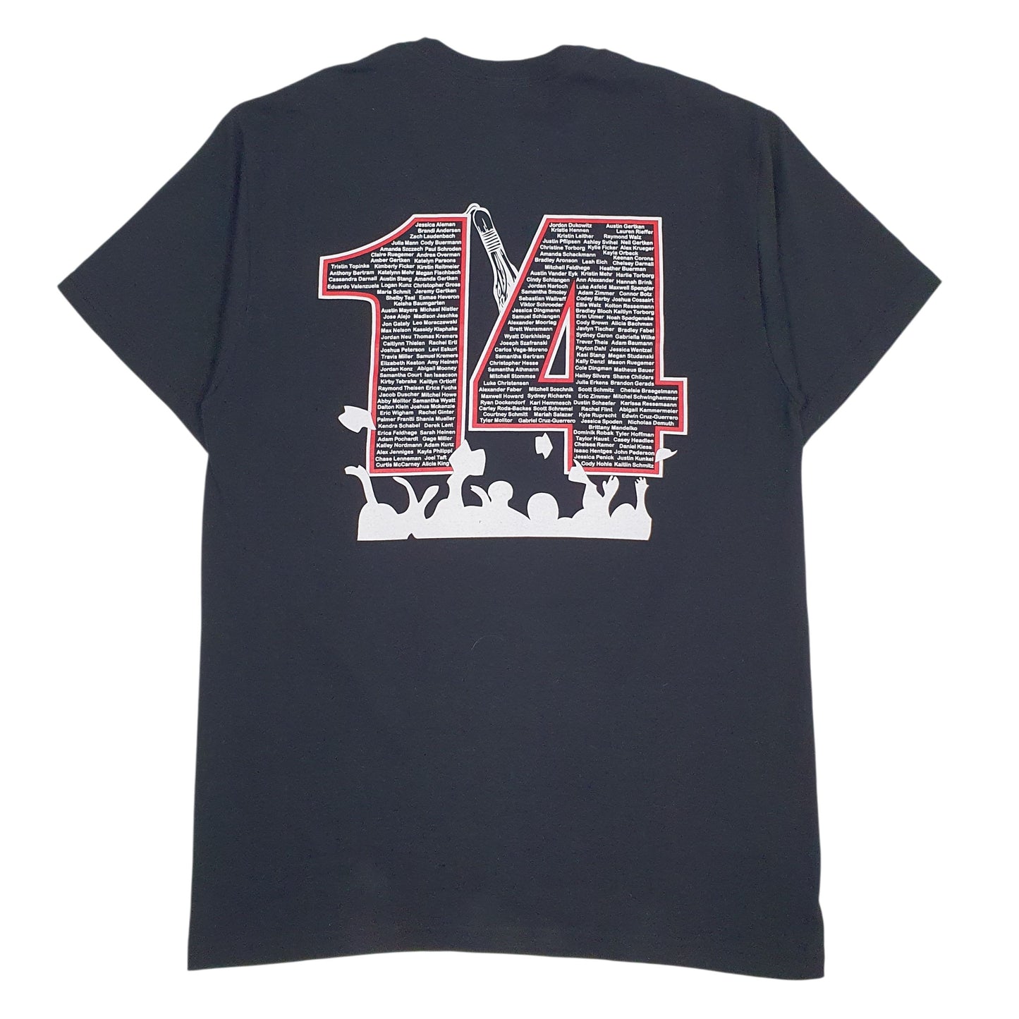 Mens Black Jerzees   T Shirt