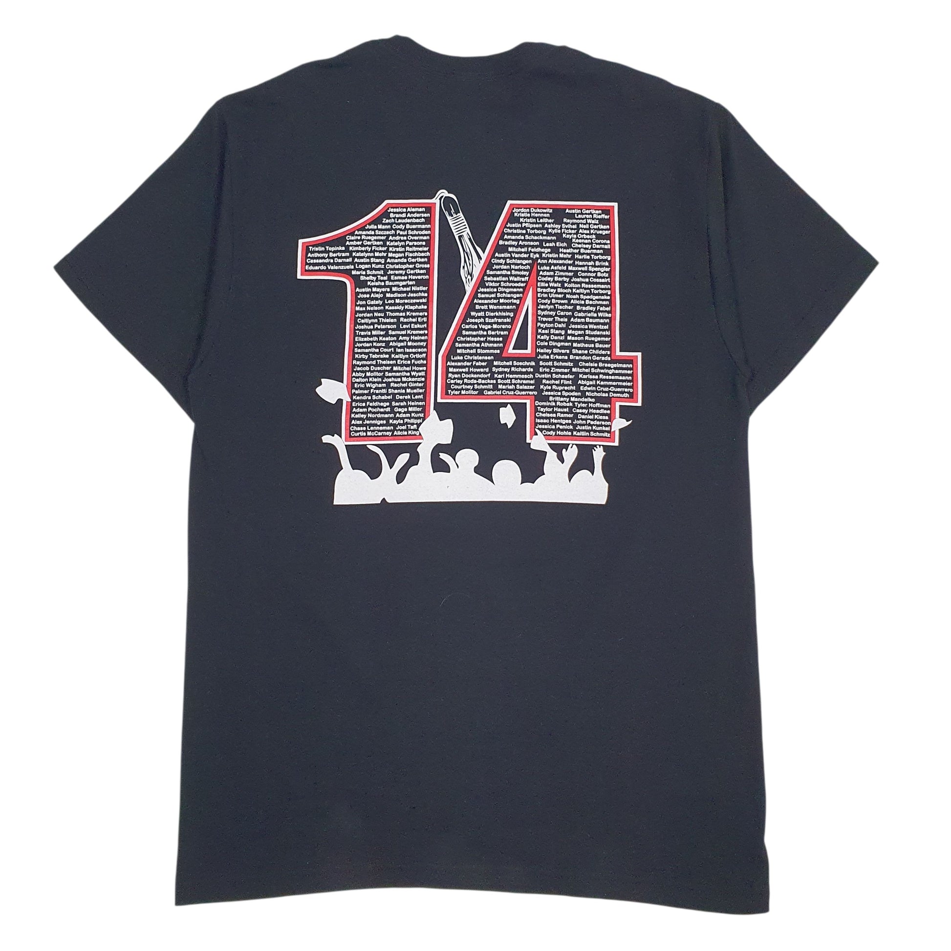 Mens Black Jerzees   T Shirt