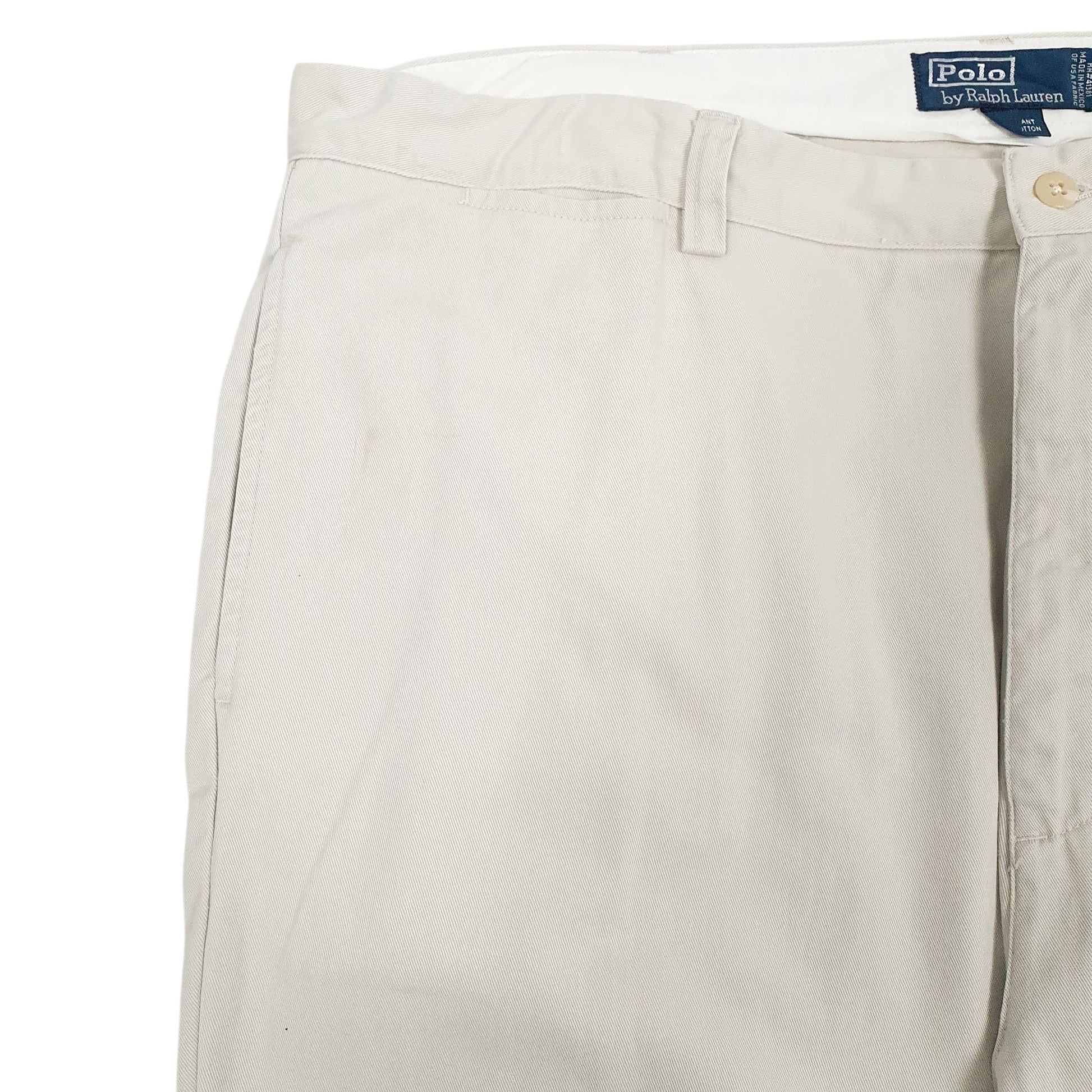 Mens Cream Polo Ralph Lauren Philip Pant 90s  Trousers