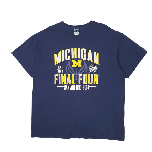 Mens Navy Blue 84 Michigan State Short Sleeve T Shirt