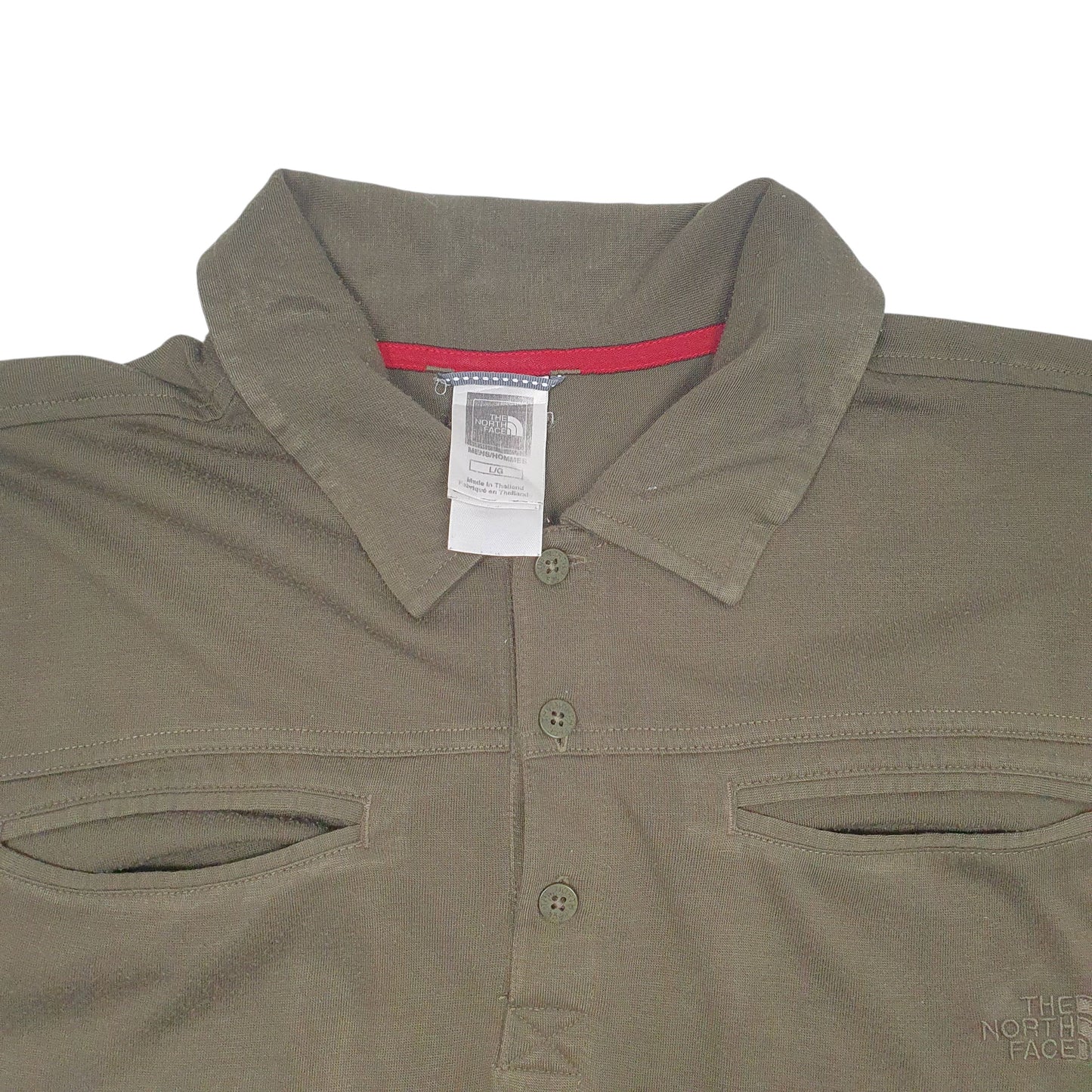 Mens Khaki The North Face   Polo Shirt