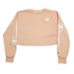Womens Pink Champion Reverse Weave Croptop Crewneck Jumper