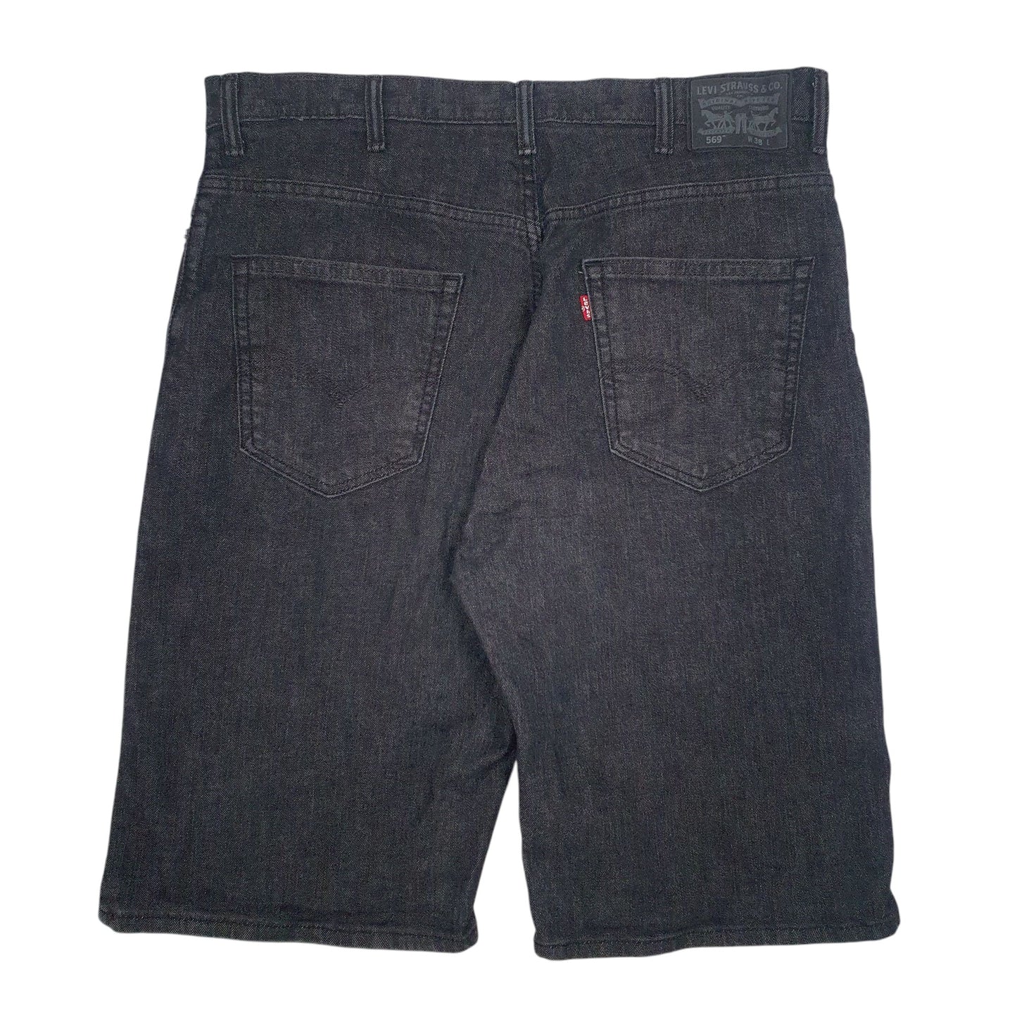 Mens Black Levis 569 Hoodie Shorts