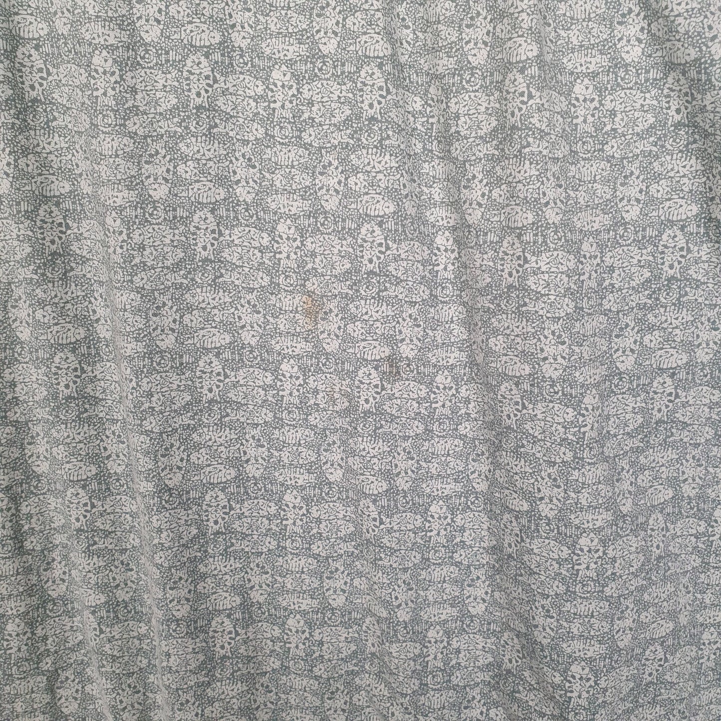 Mens Blue L.L.Bean Paisley  Shirt