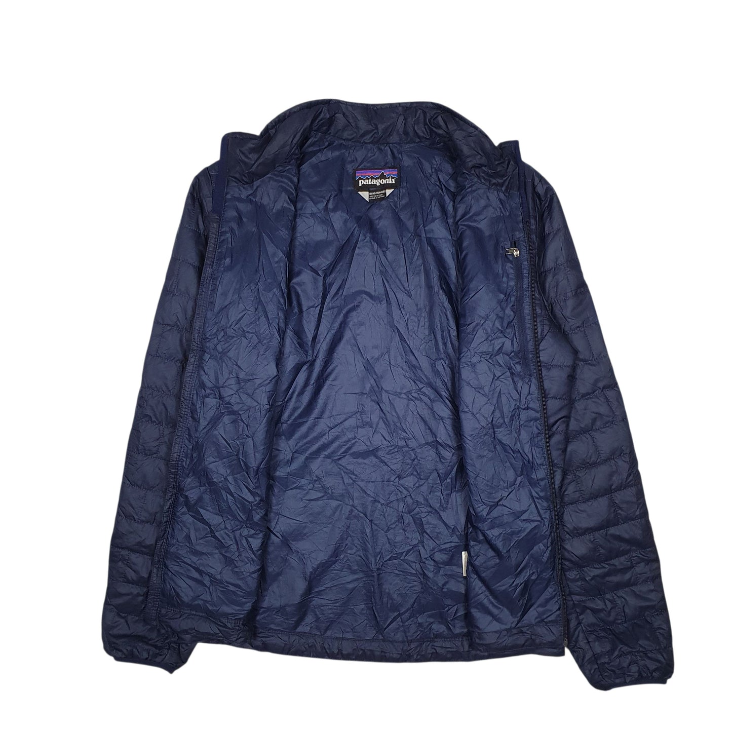 Mens Navy Patagonia Nano Puff  Coat