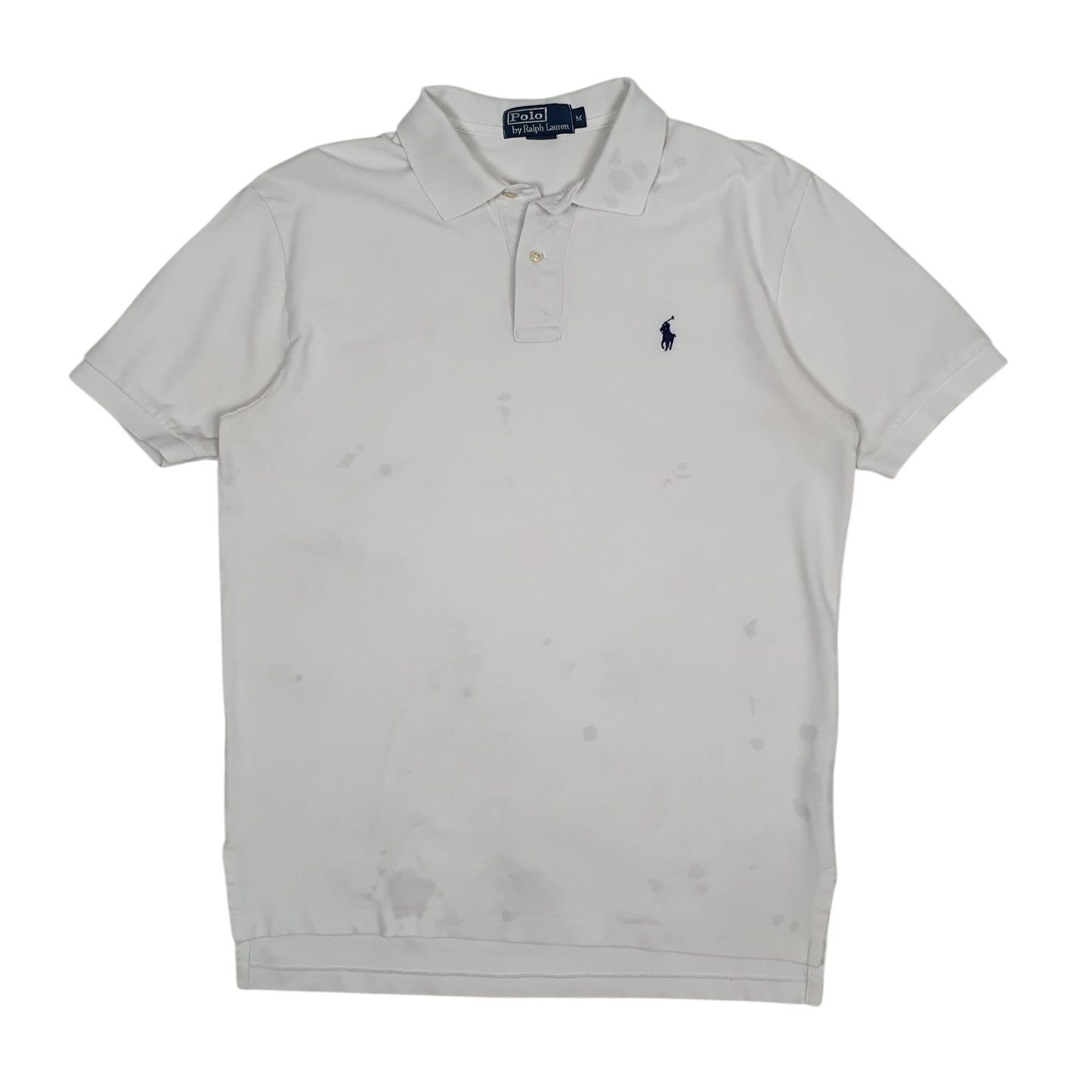 Mens White Polo Ralph Lauren  Short Sleeve Polo Shirt
